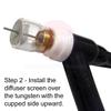 Furick Cup Jazzy #10 Screen Install Tool and 3 Replacement Diffusers, 1/8" (3.2mm) view 3