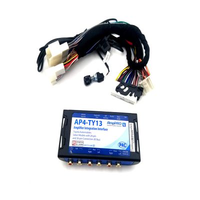 PAC Audio AP4-TY13 (R.2) Amplifier Integration Interface for Select 2018 +Toyota and Lexus Vehicles with 24-pin and 30-pin with Premium Amplified sound Systems.