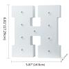 Ulalaza Wooden LED Letter Light Up DIY Alphabet Marquee Night Lights Sign 2xAAA Battery Operated Party Wedding Decor view 2