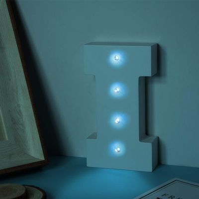 Ulalaza Wooden LED Letter Light Up DIY Alphabet Marquee Night Lights Sign 2xAAA Battery Operated Party Wedding Decor