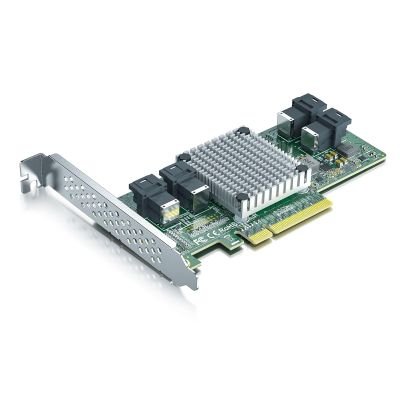 10Gtek PCIe 3.0 x8 to Quad Port SFF-8643 U.2 NVMe SSD PCIe Switch Adapter, PEX8724 Controller Supports Non-Bifurcation, Quad-Port Host Card for Multi-Drive Expansion, Only Includes Full-Height Bracket