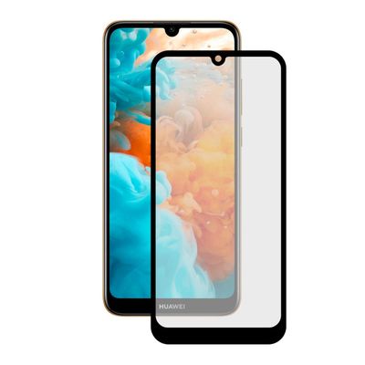 Protettore Display Vetro Temprato for Mobile Phone Huawei Y6 2019 Extreme 2.5D Black