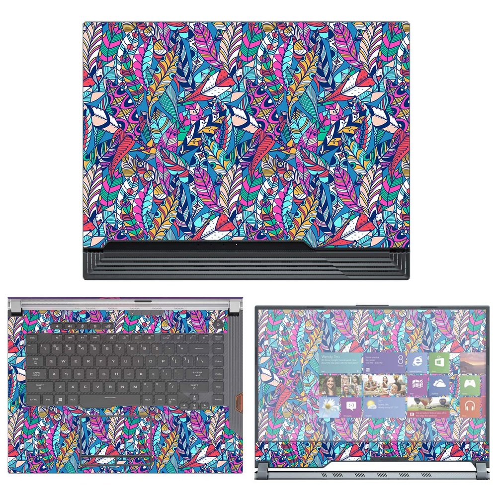 Decalrus - Protective Decal Skin Sticker for Asus ROG Strix Hero III G531GV / G531GW (15.6" Screen) case Cover wrap ASrogStrix3_G531-209