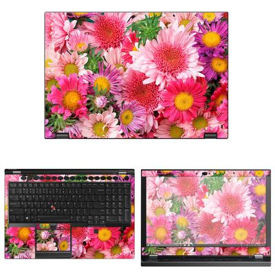 Decalrus - Protective Decal Floral Skin Sticker for Lenovo ThinkPad P53 (15.6" Screen) case Cover wrap LEthnkpd15_P53-211