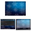 Decalrus - Protective Decal Snowflake Skin Sticker for Lenovo ThinkPad P53 (15.6" Screen) case Cover wrap LEthnkpd15_P53-196 view 1