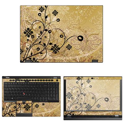Decalrus - Protective Decal Floral Skin Sticker for Lenovo ThinkPad P53 (15.6" Screen) case Cover wrap LEthnkpd15_P53-167