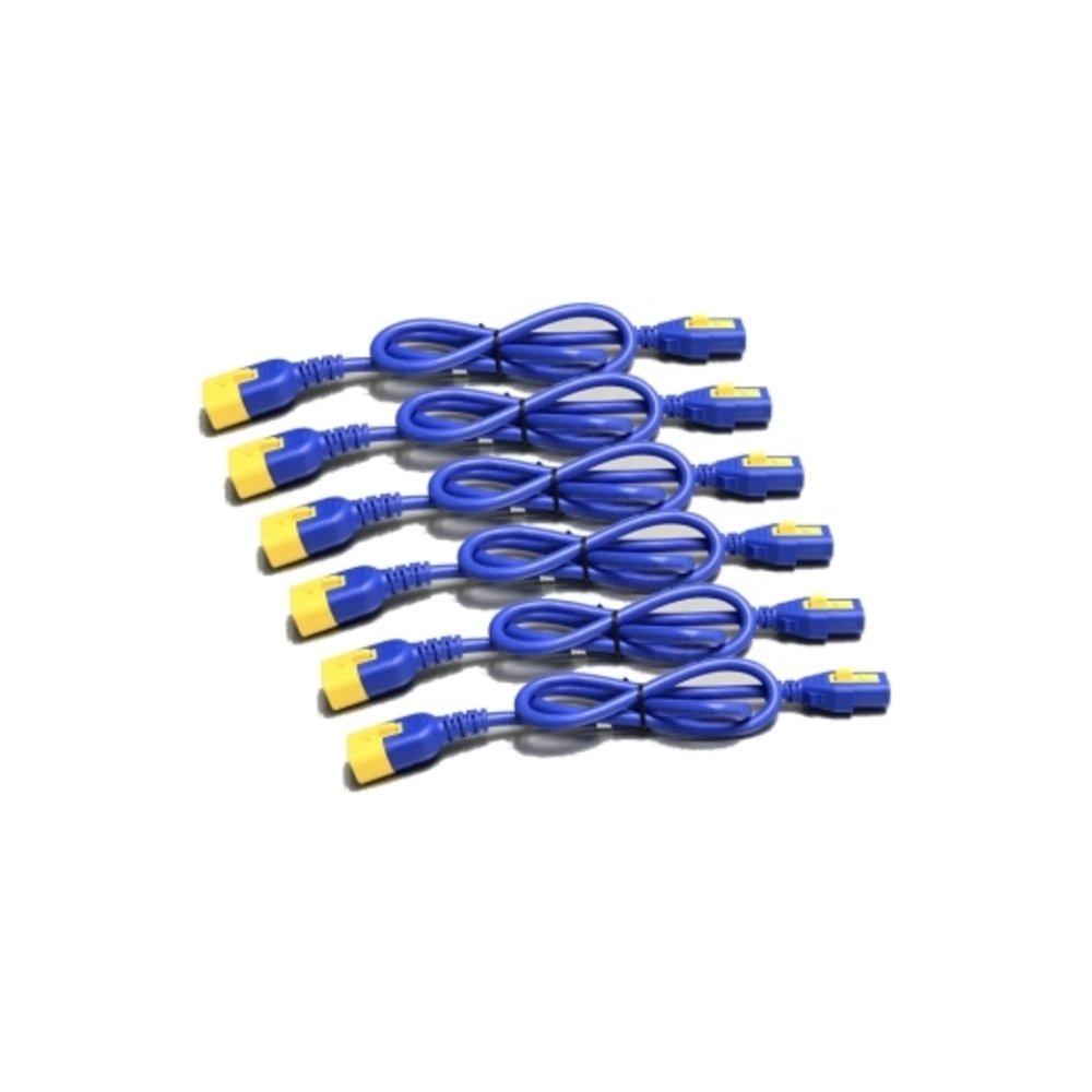 Schneider Electric Power Cable - IEC 60320 C13 to IEC 60320 C14-10 A - 6 ft - Blue - North America