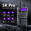 Ham Radio UV-5R Pro 8Watt Dual Band Two Way Radio with Ham Radio and Handheld Speaker Mic and Antenna 6Pack view 2