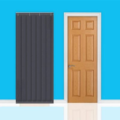 Thermal Insulated Door Curtain Thicken Windshield Cold Protection Noise Reduction Cotton Curtain Household Bedroom Air Conditioning Curtain Oxford Cloth, 41 Sizes
