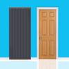 Thermal Insulated Door Curtain Thicken Windshield Cold Protection Noise Reduction Cotton Curtain Household Bedroom Air Conditioning Curtain Oxford Cloth, 41 Sizes view 1