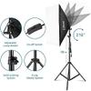 Kshioe Photography Lighting Kit, 6.5x10feet/2x3m Backdrops Stand Support System, 5 in 1 reflectors, 1600w 5500k Umbrellas Softbox Continuous Lighting Kit for Portrait, Product and Video Shooting view 3