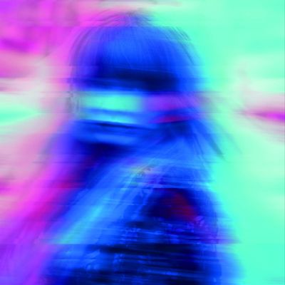 Komar Wall Picture Neon Girl | Poster, Picture, Living Room, Bedroom, Decoration, Art Print | Without Frame | P119-40x50 | Size: 40 x 50 cm (Width x Height)