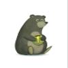 Komar Wall Picture Cute Animal Bear | Poster, Picture, Living Room, Bedroom, Decoration, Art Print | Without Frame | P111J-50x70 | Size: 50 x 70 cm (Width x Height) view 1