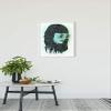 Komar Wall Picture Grid Green Poster Picture Living Room Bedroom Decoration Art Print Without Frame P120D-40x50 Dimensions 40 x 50 cm (Width x Height) view 2