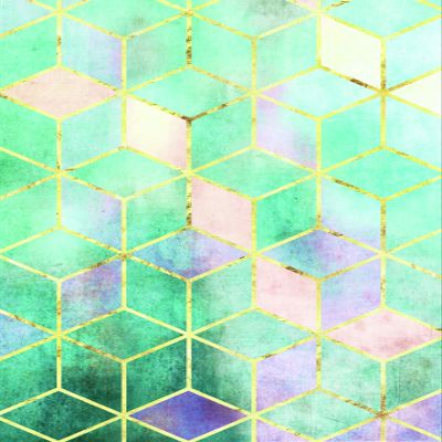 Komar Mosaic Verde P092C-50x70 Wall Art Print Without Frame 50 x 70 cm