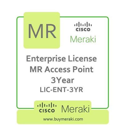 Meraki MR Series Enterprise Edition Licence, 3-Year, 1 Access Point LIC-ENT-3YR