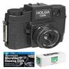 Holga 120N Medium Format Film Camera (Black) with Ilford HP5 120 Film Bundle and Microfiber Cloth view 1