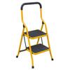 XWZJY Indoor Folding Stepladder,Heavy Duty Climb Step Ladder with Safety Handrail,Non-Slip 2 Tread Step Stool,Max Load 150kg(Color : Yellow) view 1