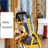 XWZJY Indoor Folding Stepladder,Heavy Duty Climb Step Ladder with Safety Handrail,Non-Slip 2 Tread Step Stool,Max Load 150kg(Color : Yellow) view 4