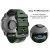 NotoCity Compatible with Fenix 6 Watchband 22mm band for Fenix 8 47mm/Fenix 6/Fenix 6 Pro/Fenix 5/Fenix 5 Plus/Forerunner 935/Forerunner 945/Approach S60/Quatix 5(Army green) view 3