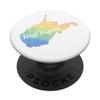 West Virginia Pastel Colors PopSockets Grip and Stand for Phones and Tablets view 1