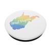 West Virginia Pastel Colors PopSockets Grip and Stand for Phones and Tablets view 2