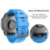 NotoCity Compatible with Fenix 6 Watchbands 22mm band for Fenix 8 47mm/Fenix 6/Fenix 6 Pro/Fenix 5/Fenix 5 Plus/Forerunner 935/Forerunner 945/Approach S60/Quatix 5(Blue) view 3