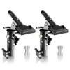 Selens 2 Packs Photography Reflector Clamp Holder Speedlite Hot Shoe Bracket with 1/4"" & 3/8"" Screw Mount with Photo Studio Light Stand, Lighting Umbrella Reflector view 1