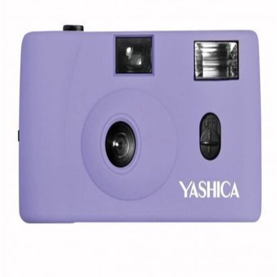 Yashica MF-1 Snapshot Art 35mm Film Camera Set (Lavender)