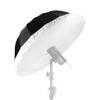 Selens Parabolic Umbrella and Diffuser Photography Lighting, 65 Inch Black Silver Reflective Deep Umbrella for Photo Studio Flash Speed Light view 1