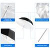Selens Parabolic Umbrella and Diffuser Photography Lighting, 65 Inch Black Silver Reflective Deep Umbrella for Photo Studio Flash Speed Light view 2