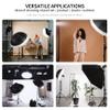 Selens Parabolic Umbrella and Diffuser Photography Lighting, 65 Inch Black Silver Reflective Deep Umbrella for Photo Studio Flash Speed Light view 3