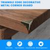 SDTC Tech 12 Pack Furniture Corner Protector 1" x 1" Antique Bronze Triangle Edge Decorative Metal Corner Guard for Storage Box Jewelry Case Cabinet Coffee Table Wooden Chest etc. view 4