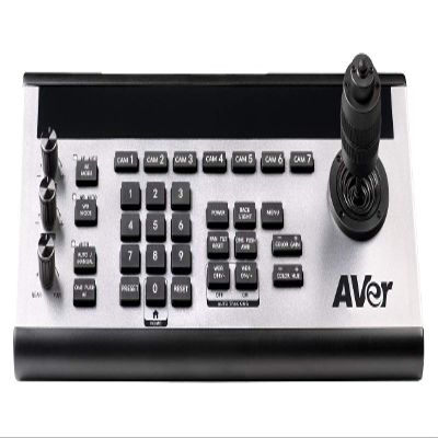AVer CL01PTZ Multi Camera Controller with Joystick & OLED Display-Pan/Tilt/Zoom Speed Control for 7 Cameras, Video Capture, Broadcast, Home Security