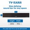 TV  Ears Sound Bar for TV, Voice Clarifying, Long Range Television Speakers, 17" SoundBar for Enhanced Dialogue on Hearing Impaired Viewers, Works with a Wide Range of TV Brands view 3