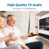 TV  Ears Sound Bar for TV, Voice Clarifying, Long Range Television Speakers, 17" SoundBar for Enhanced Dialogue on Hearing Impaired Viewers, Works with a Wide Range of TV Brands view 4
