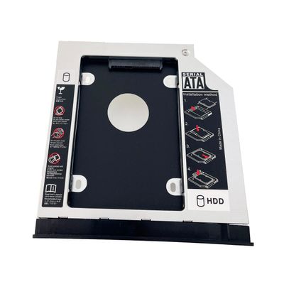 2nd HDD SSD Hard Drive Optical Bay Frame Caddy Tray for Asus X550 A550 K550 F550 W50 with Bezel Front Cover Mounting Bracket