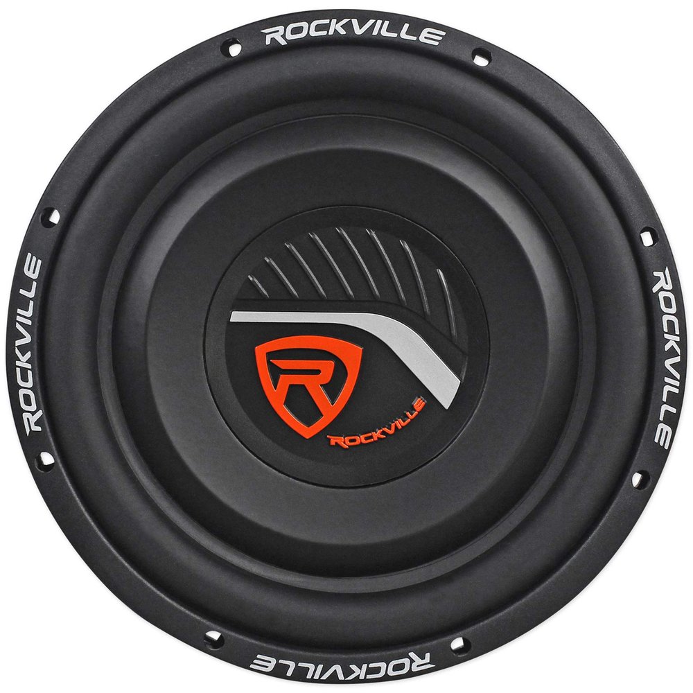 Rockville W12T4S2 12" 1400W Peak Shallow Mount 2-Ohm Car Subwoofer, 350W RMS CEA Rated, Compact Design, Powerful Bass for Tight Spaces