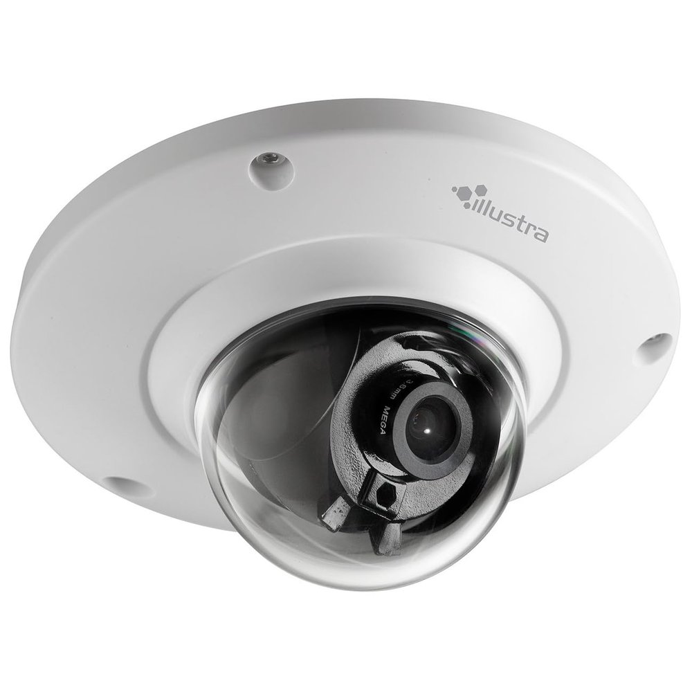 American Dynamics IES01CFACWSY 1 Megapixel Essentials Indoor Mini-Dome Camera, 3.6mm Lens