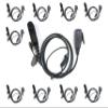 PROMAXPOWER 10-Pack Interchangeable earpiece Quick Release Female Adapter with Lapel mic PTT for Motorola XPR3000 XPR3300e DP2000 DP2000e MTP3000 DEP500e XiR P6600 XiR P6600i AX view 1