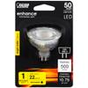 Feit Electric Enhance LED MR16 Reflector Light Bulb, 50W Equivalent, GU5.3 Base, 3000K Bright White, 500 Lumens, Dimmable, Indoor/Outdoor Use, 25,000-Hour Lifetime, BPEXN/930CA/6, 6 Pack view 2