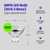Feit Electric Enhance LED MR16 Reflector Light Bulb, 50W Equivalent, GU5.3 Base, 3000K Bright White, 500 Lumens, Dimmable, Indoor/Outdoor Use, 25,000-Hour Lifetime, BPEXN/930CA/6, 6 Pack view 3