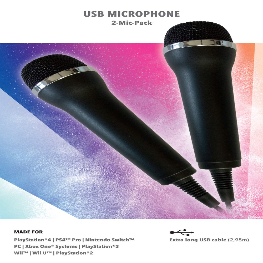 Deep Silver Karaoke Microphone Games 2 St