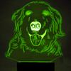 Jinnwell 3D Dog Night Light Lamp Illusion Led 7 Color Changing Touch Switch Table Desk Decoration Lamps Acrylic Flat ABS Base USB Cable Toy (Bus) view 2