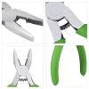 LEONTOOL 4 Inches Lineman's Plier with Serrated Jaws for Jewelry Making, Precision Mini Combination Pliers with Wire Cutters Micro Wire Cutting Plier Multi Use Jewelry Pliers for Handcraft DIY view 4