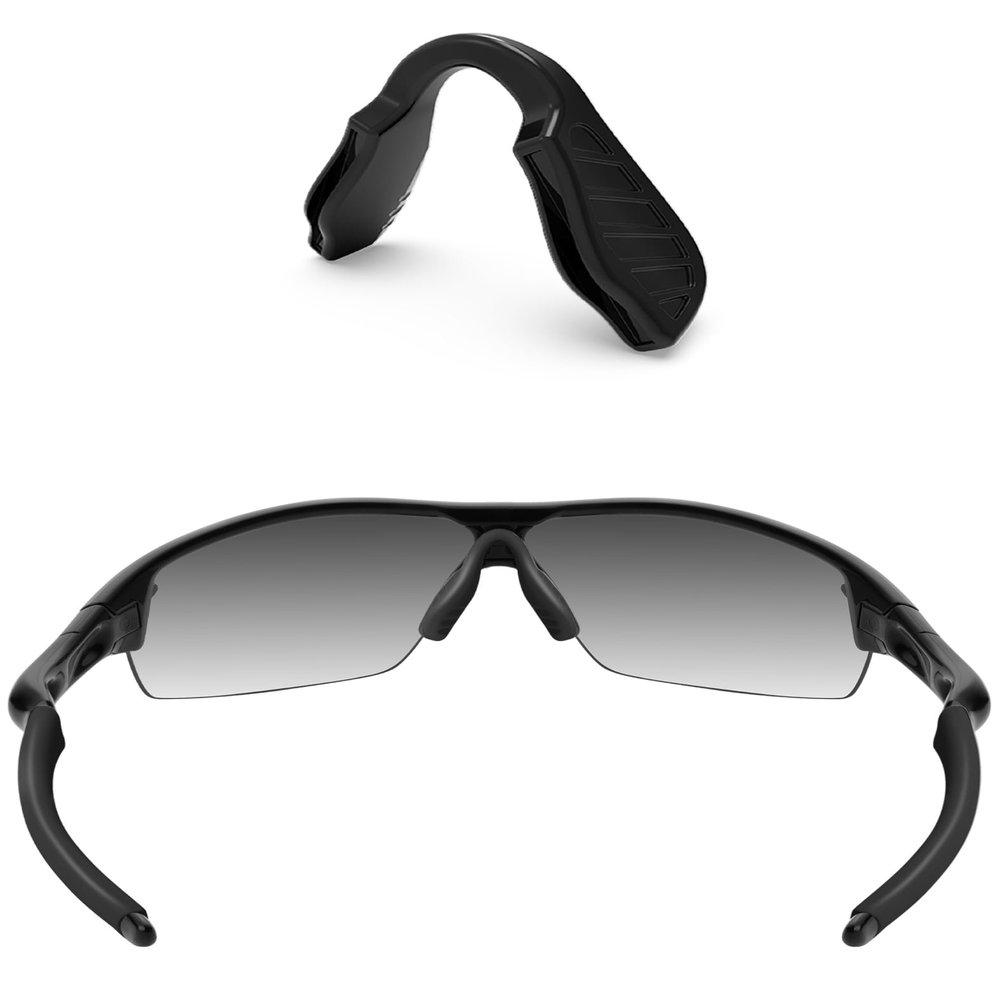 ToughAsNails Black Replacement Nose Pads for Oakley Wind Jacket 2.0 Sunglasses