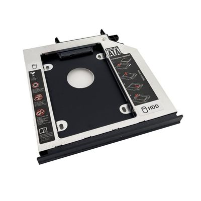 2nd HDD SSD Hard Drive Optical Bay Frame Caddy Tray for Lenovo IdeaPad Y400 Y400N Y410N Y410P Y430P with Bezel Front Cover Mounting Bracket