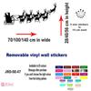 Christmas Wall Stickers, Santa Claus Sleigh wall sticker, reindeer wall stickers, Christmas Home Decor, Xmas shop decoration view 4