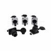 SZRMCC RJ45 Panel Mount Connector Cat5e RJ45 Ethernet Female LAN Module Bulkhead Panel Mount Coupler IP65 Waterproof Connector Socket with DustCap view 2