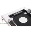 2nd HDD SSD Hard Drive Optical Frame Caddy Tray for Acer E5-571G 551G 531G 511G V3-572G 532G with Bezel Front Panel Faceplate Metal Bracket Holder view 4